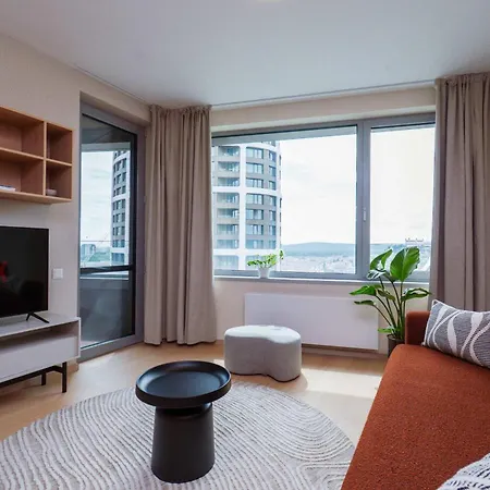 Skypark Serenity - Nordic Chic & Castle Views Apartment Bratislava