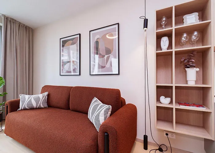 Skypark Serenity - Nordic Chic & Castle Views Apartment Pressburg